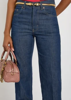 Straight-leg jeans