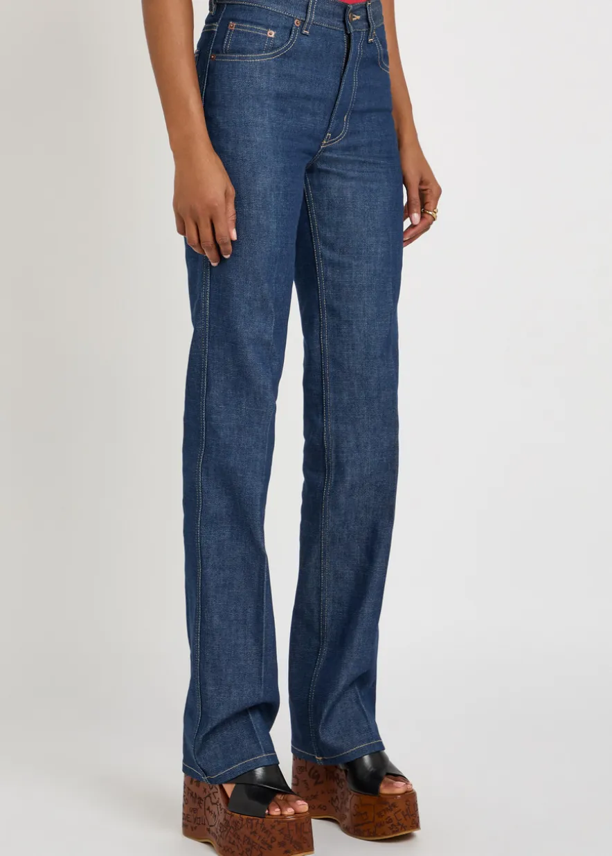 Straight-leg jeans
