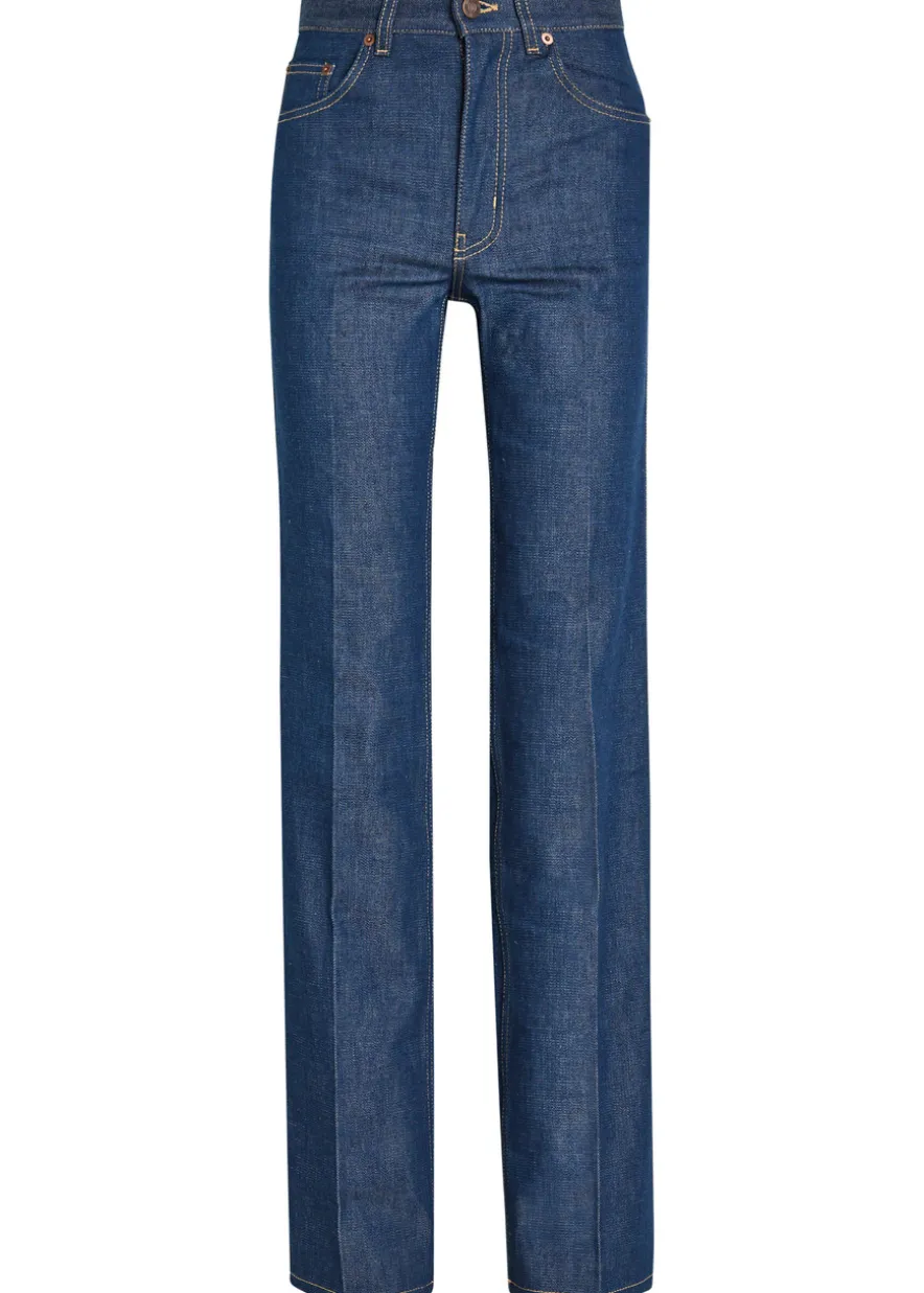 Straight-leg jeans