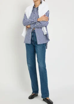 Straight-leg jeans