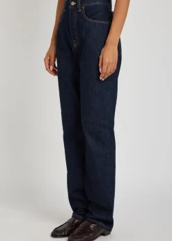 Straight-leg jeans