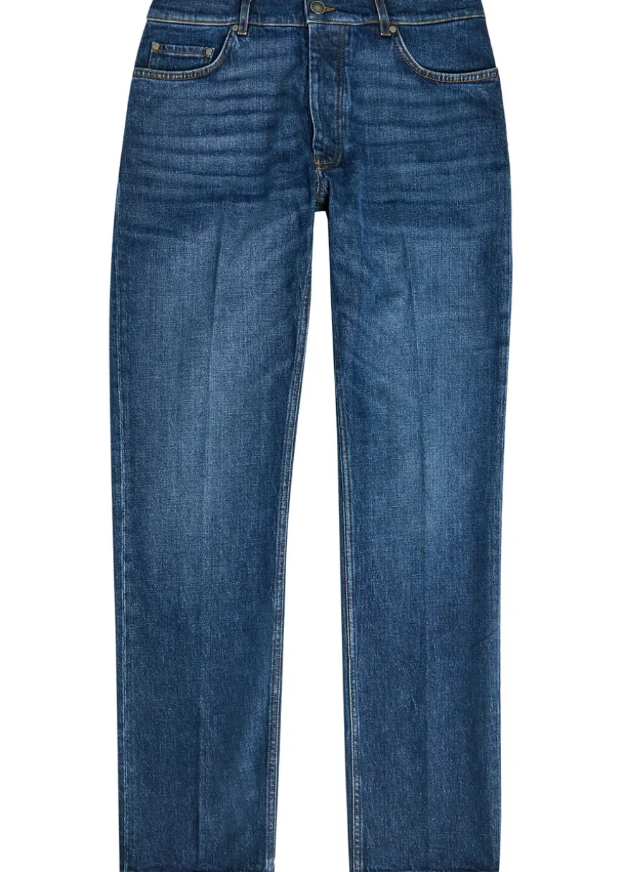 Straight-leg jeans