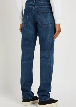 Straight-leg jeans