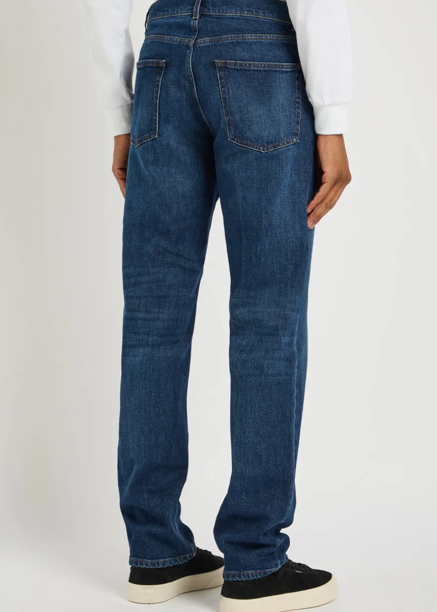 Straight-leg jeans