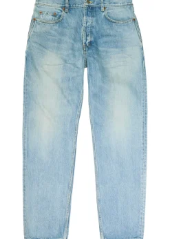 Straight-leg jeans