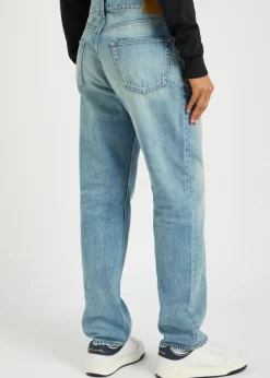 Straight-leg jeans