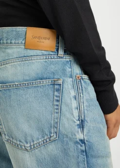 Straight-leg jeans
