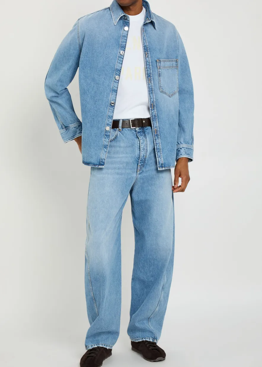 Straight-leg jeans