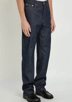 Straight-leg jeans