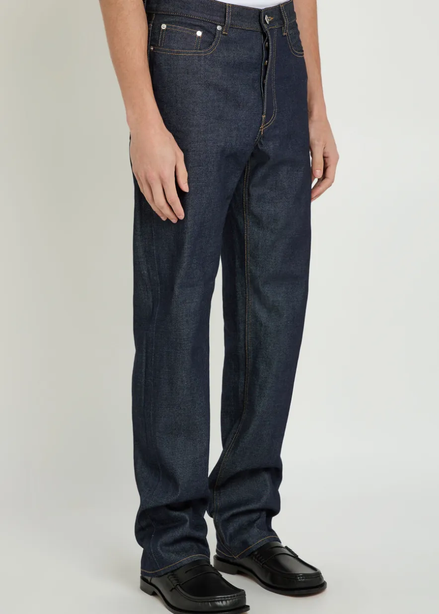 Straight-leg jeans