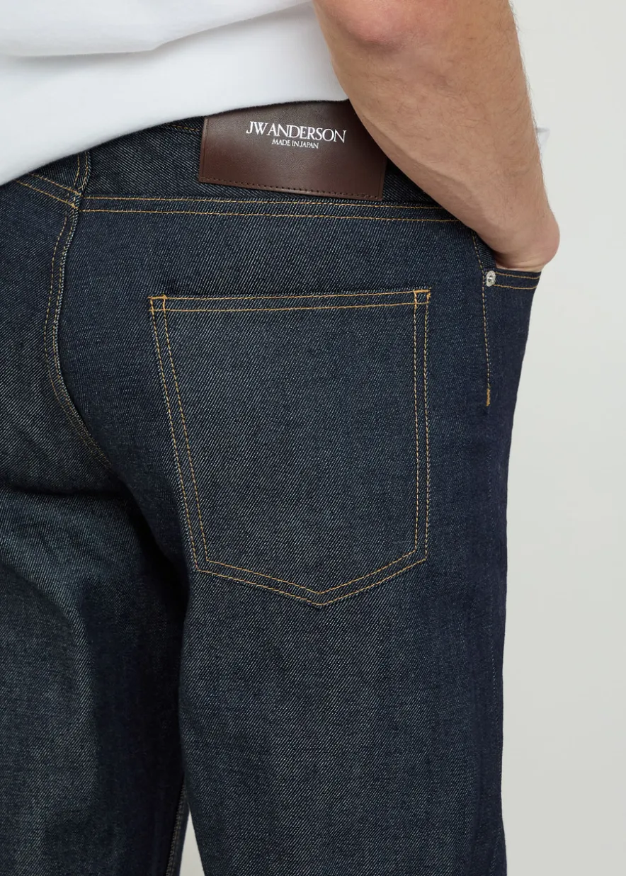 Straight-leg jeans