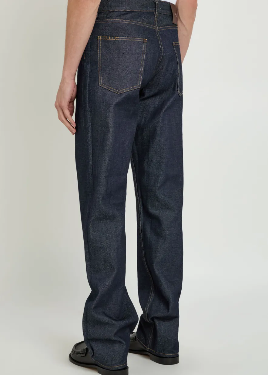 Straight-leg jeans