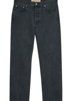 Straight-leg jeans