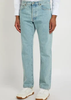 Straight-leg jeans