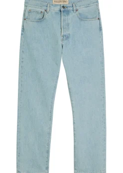 Straight-leg jeans