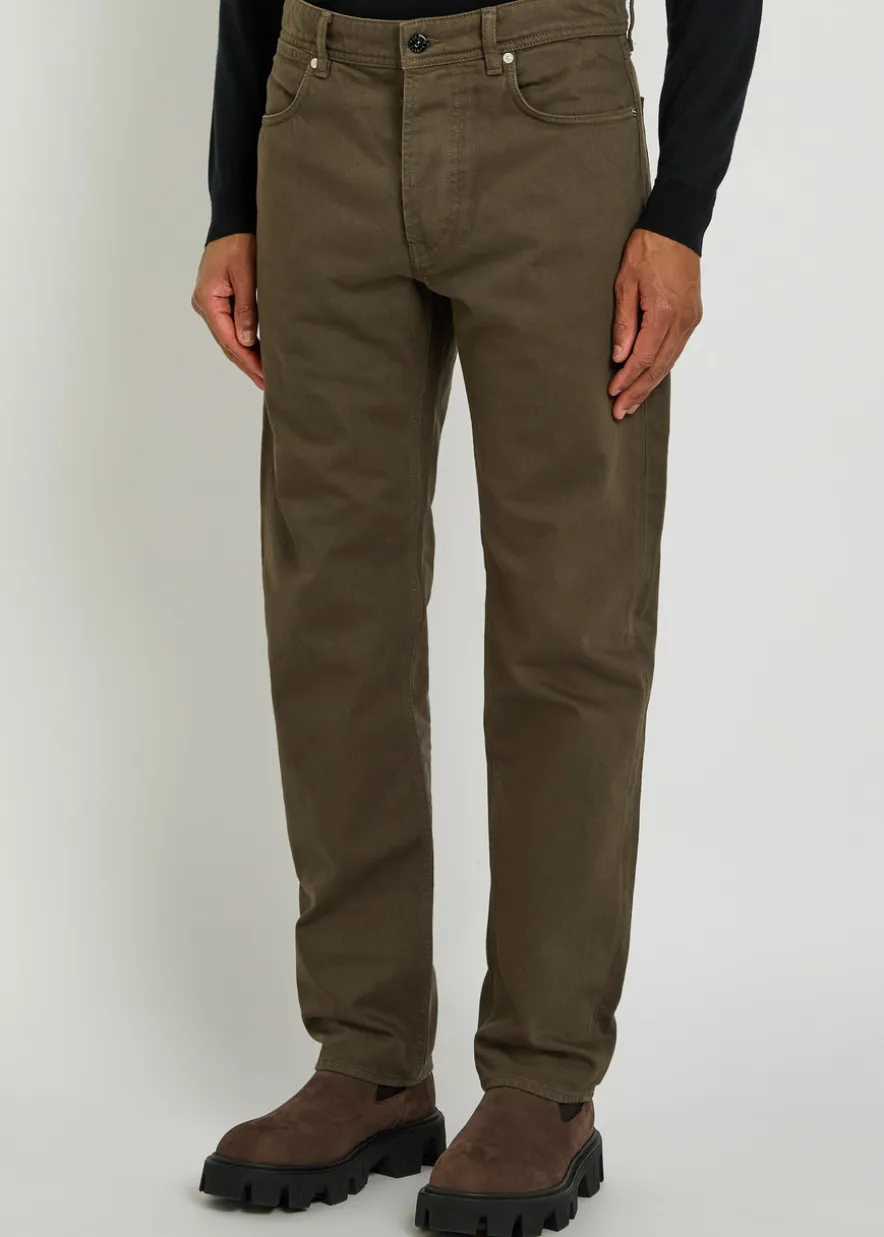 Straight-leg jeans