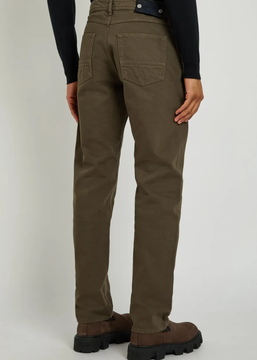 Straight-leg jeans