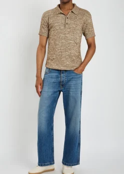 Straight-leg jeans