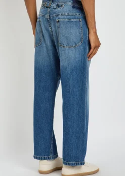 Straight-leg jeans