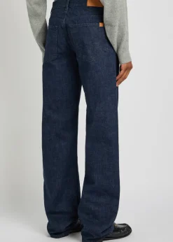 Straight-leg jeans