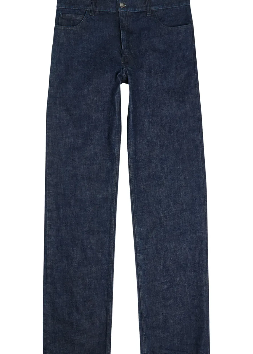 Straight-leg jeans