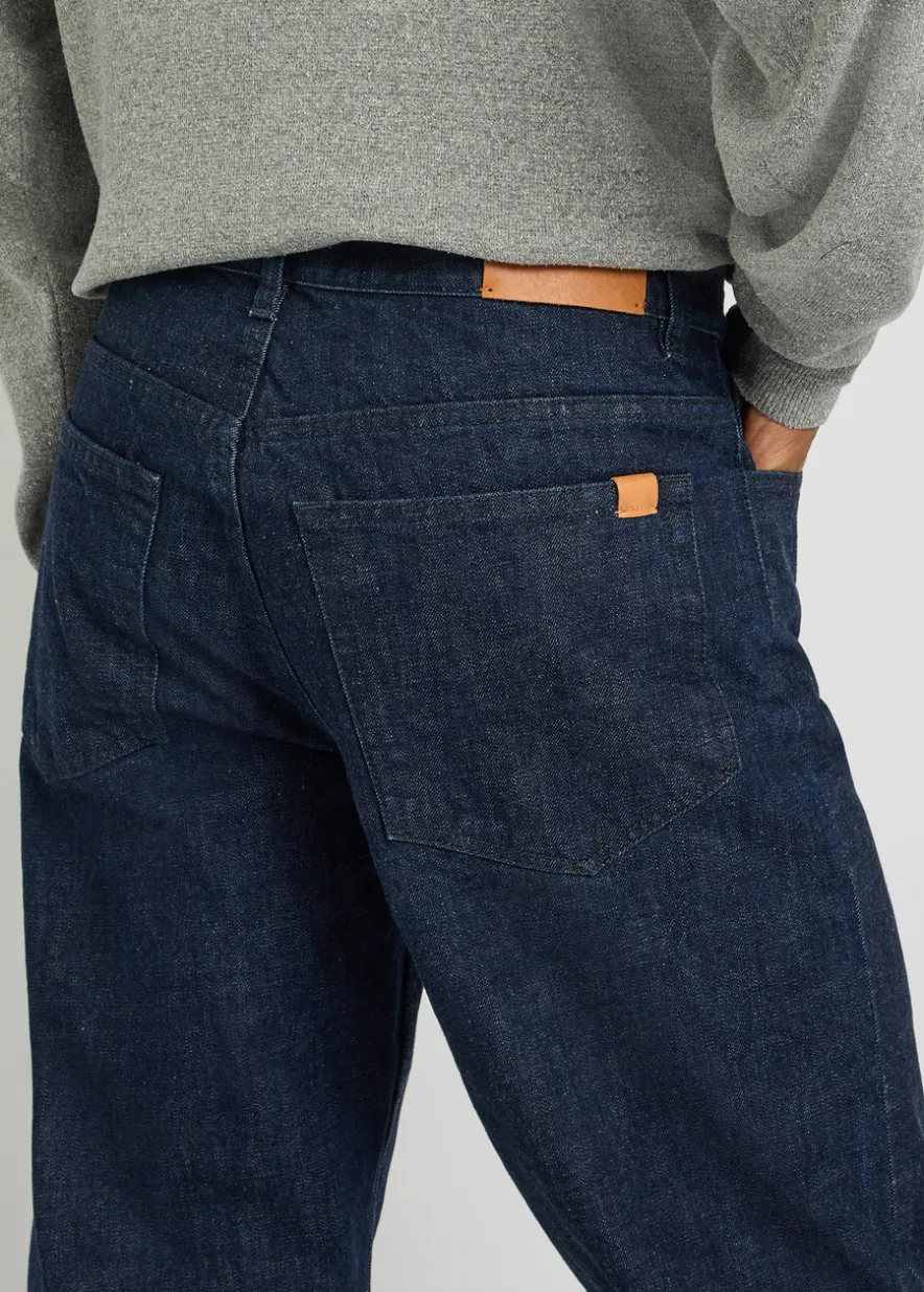 Straight-leg jeans
