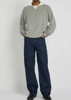 Straight-leg jeans