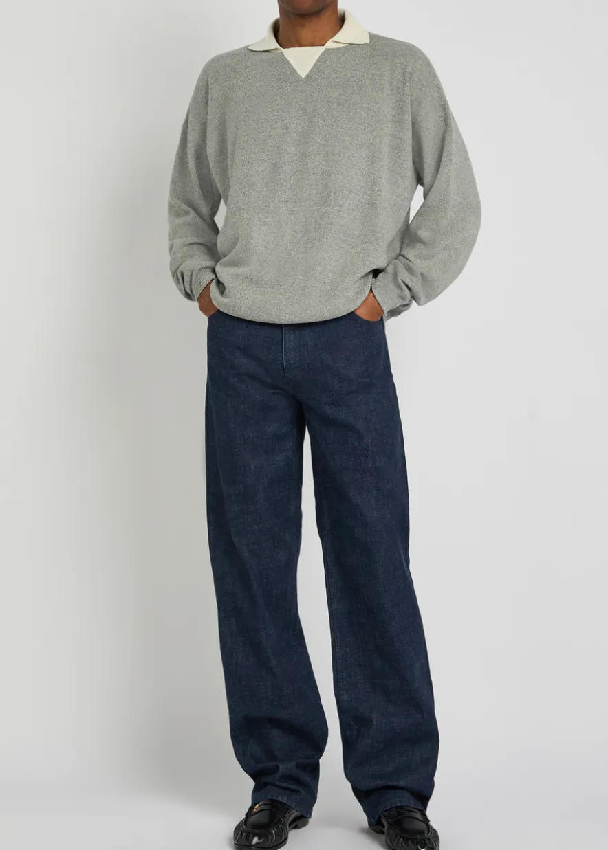 Straight-leg jeans