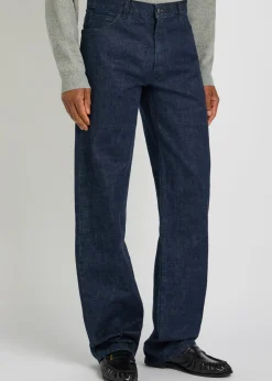 Straight-leg jeans