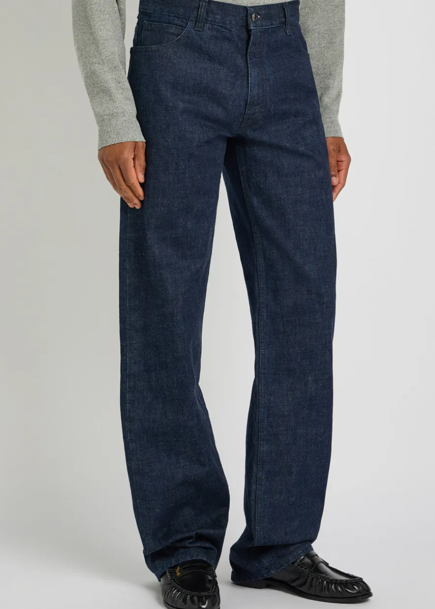 Straight-leg jeans