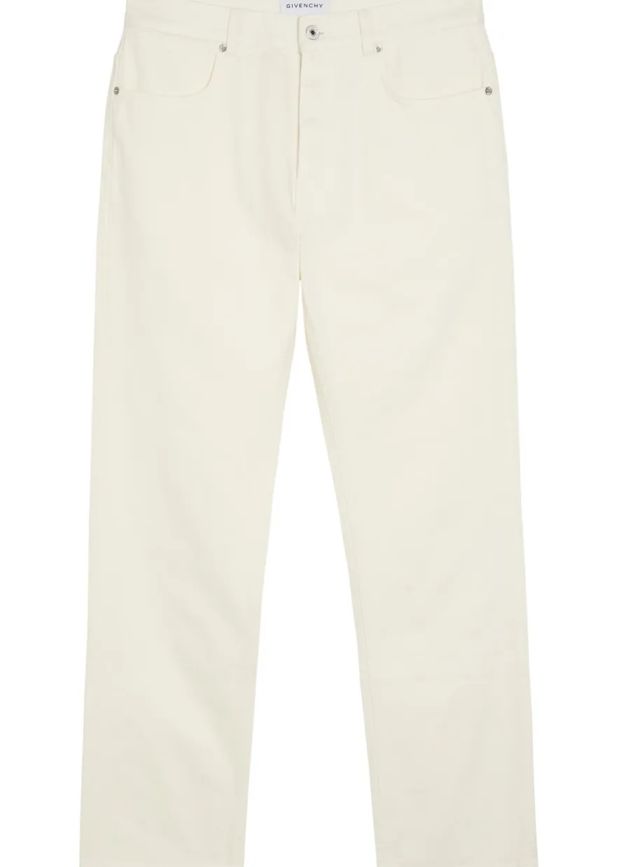 Straight-leg jeans