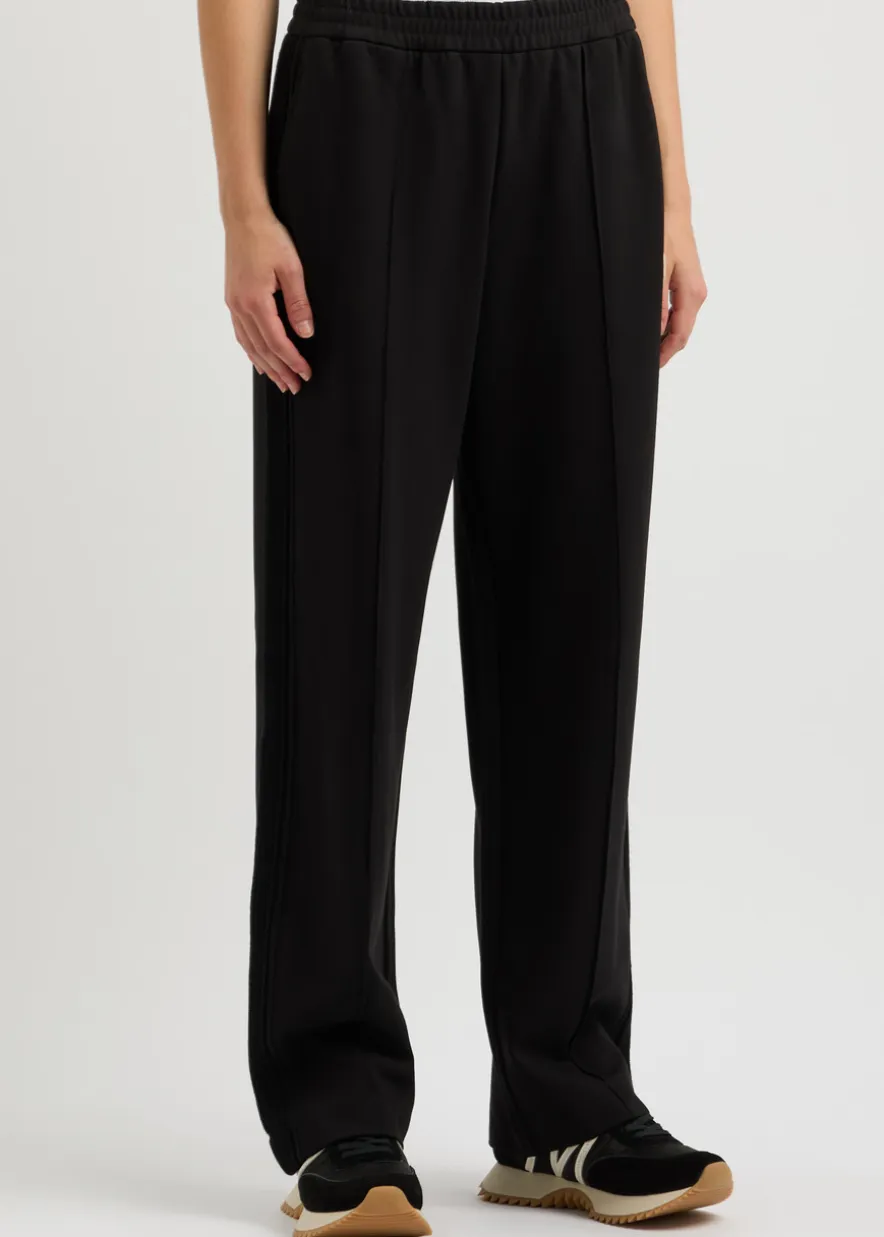 Straight-leg jersey sweatpants