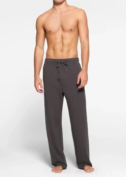 Straight-leg jersey trousers
