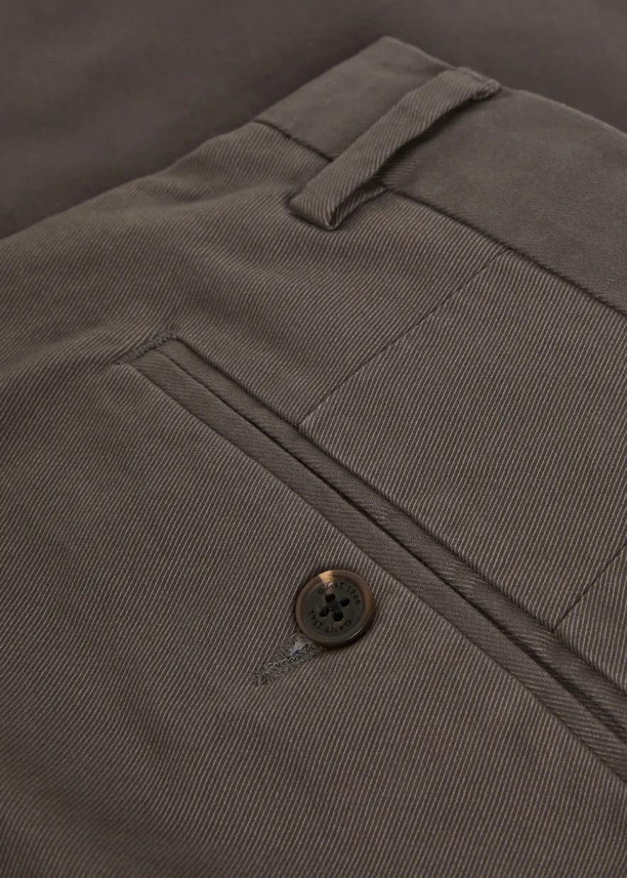 Straight-leg stretch-cotton chinos