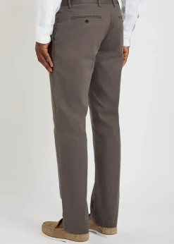 Straight-leg stretch-cotton chinos