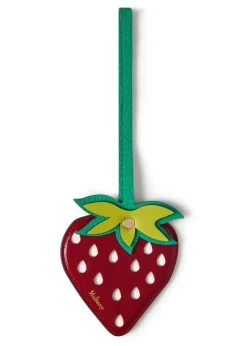 Strawberry bag charm