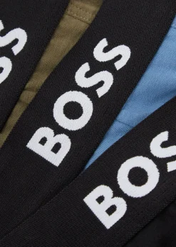 Stretch-cotton boxer briefs - set of three