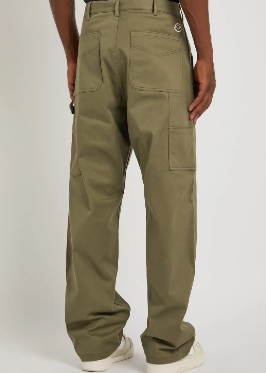Stretch-cotton cargo trousers