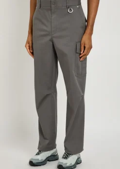 Stretch-cotton cargo trousers