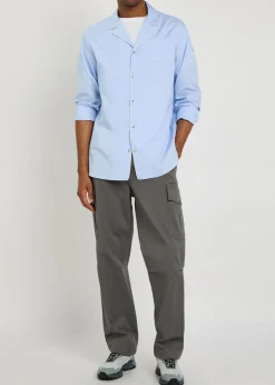 Stretch-cotton cargo trousers