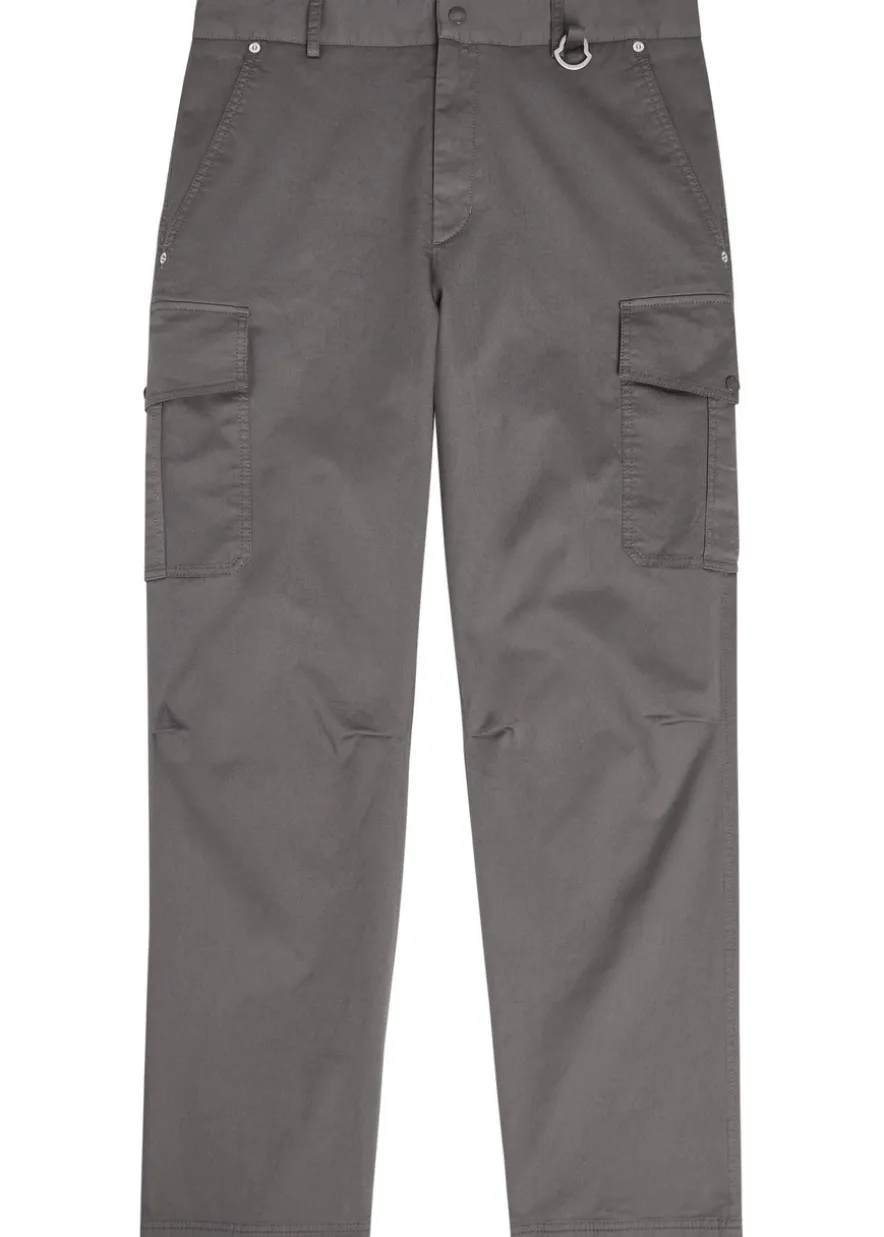 Stretch-cotton cargo trousers