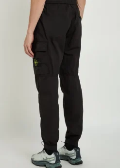 Stretch-cotton cargo trousers