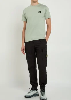 Stretch-cotton cargo trousers