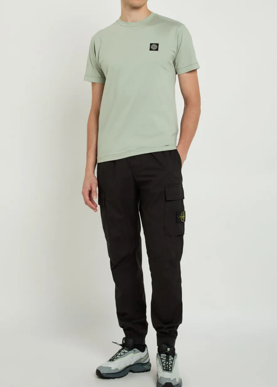 Stretch-cotton cargo trousers