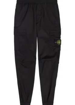 Stretch-cotton cargo trousers