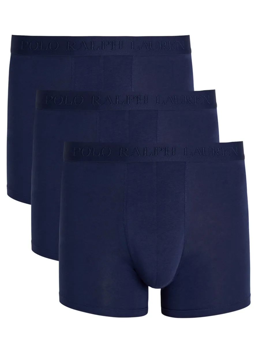 Stretch-cotton trunks - set of three