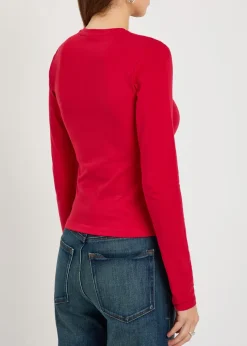 Stretch-cotton T-shirt