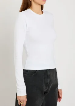 Stretch-cotton T-shirt