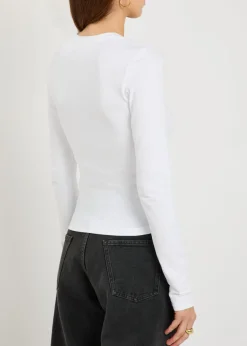 Stretch-cotton T-shirt