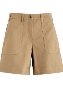 Stretch-cotton twill shorts